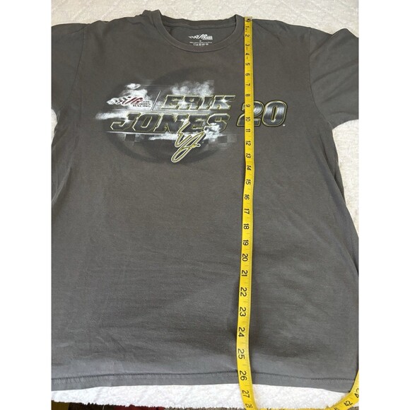 Joe Gibbs Racing 2019 Erik Jones #20 Dewalt Sponsor NASCAR 2 Sided Tee Size M - Picture 15 of 15